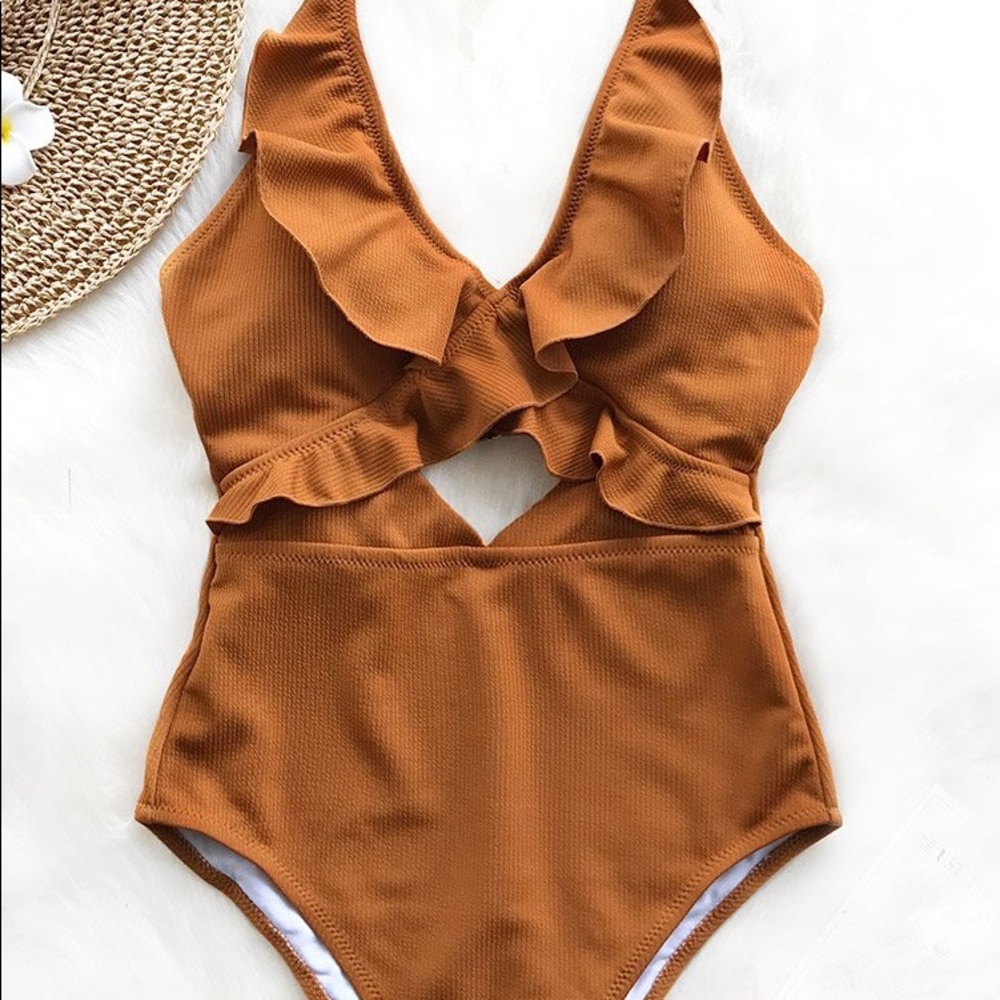 Halter•OnePiece•Swimsuit